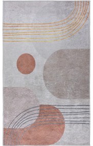 Umývateľný koberec v oranžovo-krémovej farbe 120x160 cm – Vitaus