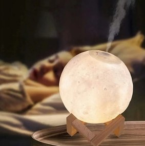 LED lampička s difuzérom v tvare Mesiaca - Luna