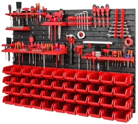 BestBerg BBTH-71 / 115 x 78 cm / červená/čierna