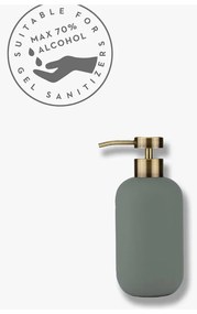 Zelený keramický dávkovač mydla 200 ml Lotus – Mette Ditmer Denmark