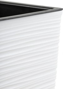 Plastový květináč Bouquet Riflo 56x19 cm bílý