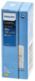 PHILIPS LED žiarovka - G9 - 1,9 W - 220Lm - teplá biela Corepro Premium
