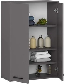 Kúpeľňová skrinka FIN H934 W64 2D grafitová