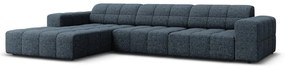 Modrá rohová pohovka (ľavý roh) Chicago – Cosmopolitan Design