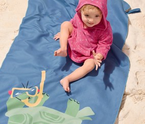 Detský uterák z mikrovlákna, korytnačka