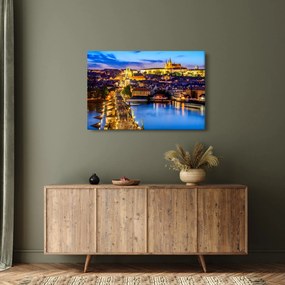 Obraz - Karlov most, Praha, Česká Republika (90x60 cm)