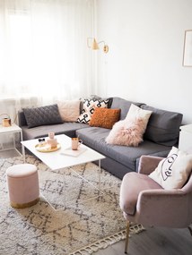 Koberec BERBER FEZ GO535, krémovo -hnedý, strapce, Shaggy