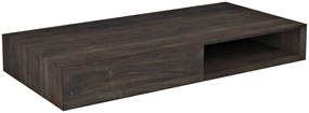Sapho Sapho, MORIAN umývadlová skrinka 100x14x48cm, dub čierny, ľavá, MR125