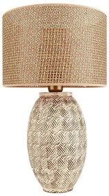 Stolná lampa RAMZES 1xE27/40W/230V béžová