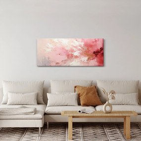 Obraz - Ružový abstrakt (120x50 cm)