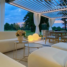 Moderné vonkajšie svietidlo biele 56 cm IP65 - Nura