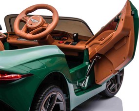 Bentley Bacalar auto na batérie pre deti, zelené + diaľkové ovládanie
