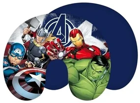Jerry Fabrics Cestovný vankúšik Avengers "Heroes", 28 x 33 cm