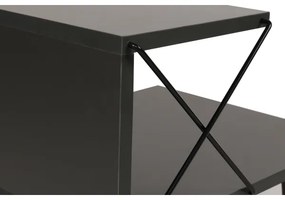 Nočný stolík CROSS 55x50 cm antracit