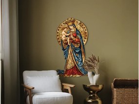 drevko |  Obraz na stenu Zlatá Madona s Dieťaťom  60 x 455 cm