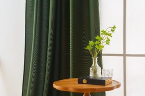 Tmavozelený záves OXFORD 140x270 cm Zavesenie: Riasiaca páska