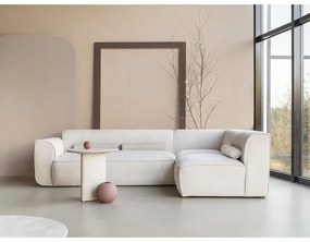 Krémovobiela rohová pohovka (pravý roh) Flex Felix – Miuform