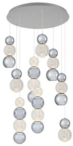 LED luster na lankovom vedení CREMONA LED/51W/230V 3000K matný chróm