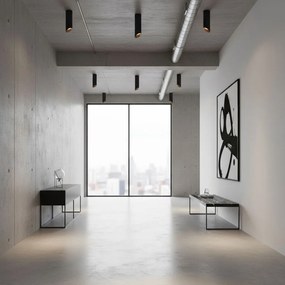 Toolight - Dizajnová závesná lampa DIAMENT APP572-1C, čierna-zlatá, OSW-03691