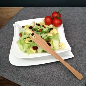 AMADEA Drevená vidlička, masívne drevo, dĺžka 25 cm