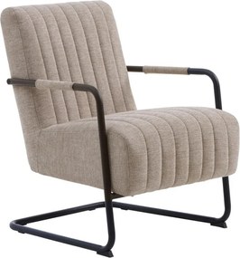 Béžové kreslo Trout – Unique Furniture