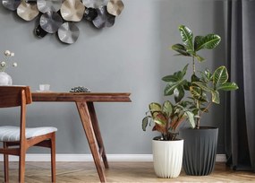 Kvetináč STRIPPED ECO VI 25 cm antracitová