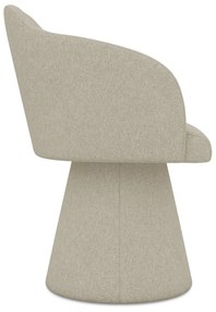 Béžové čalúnené jedálenské kreslo Kanoa – Makamii