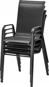 JU Sada 2 skladacích stoličiek FIESTA + stolík 71 x 51 x 37 cm