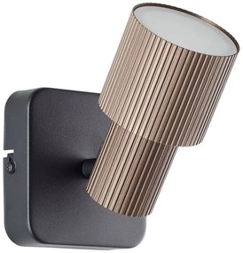 Brilliant - LED Nástenné bodové svietidlo CADIZ 1xGU10/5W/230V bronzová