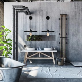 Toolight Toolight, nástenné svietidlo 30cm APP1355-1W, čierna, OSW-05665