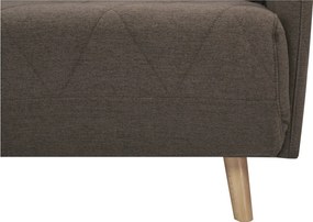 Sconto Pohovka STANDA tmavohnedá