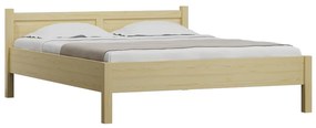 Moderná posteľ, nízke čelo - POS06: Biela 120cm