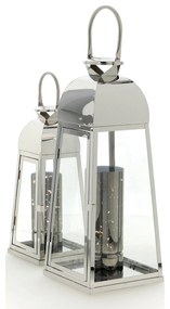 Dekorstudio Sada strieborných lampášov GLAMOUR 40cm,53cm