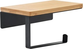 Tutumi Tutumi, držiak WC papiera 322747, čierna-hnedá, REA-07010