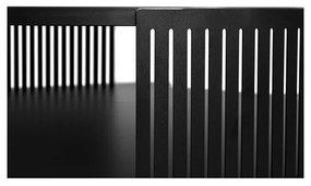 Konferenčný stolík FIKOLI 40x75 cm čierna/zlatý dub