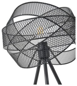 Stolná lampa 1xE27/40W/230V čierna