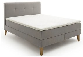 Svetlosivá boxspring posteľ 160x200 cm Stockholm – Meise Möbel