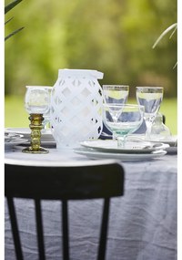 Biely lampáš Star Trading Flame Lantern, výška 23 cm