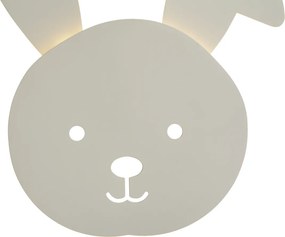 Detské nástenné svietidlo béžové vrátane LED 3-stupňové stmievateľné - Benny the Bunny