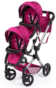 Bayer Design Kočík pre bábiky Twin Neo (bordová)  (100317609)