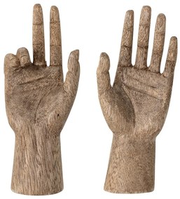 Drevené sošky v súprave 2 ks 13 cm Teis – Bloomingville