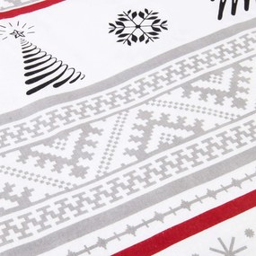 VIANOČNÉ FLANELOVÉ OBLIEČKY FLANELOVE 160X200 CM, 2KS 70X80 CM VZOROVANÉ