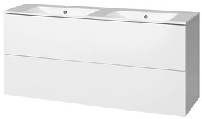 Mereo Mereo, Aira, kúpeľňová skrinka s keramickým umývadlom 121 cm, MER-CN713