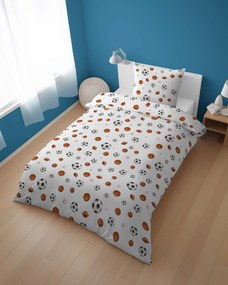 Posteľná obliečka Sports Balls 140x200/70x80 cm – 100 % bavlna