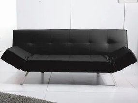 Pohovka Berlin, čierna ekokoža%