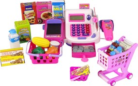 LEAN Toys Pokladňa s príslušenstvom kalkulačky