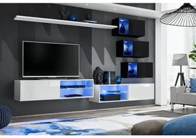 Obývacia Stena Switch Xxiv Biely/Čierna