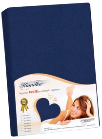 Froté prestieradlo Bellatex tmavomodré , 180 x 200cm, 180 x 200 cm