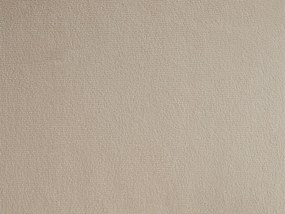 Zamatový puf 50 x 50 x 30 cm piesková béžová DAREYN Beliani
