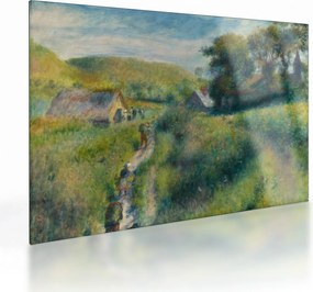 Sklenený obraz - Auguste Renoir, The Mussel Harvest, reprodukcia (70x50 cm)